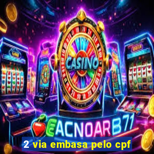 2 via embasa pelo cpf